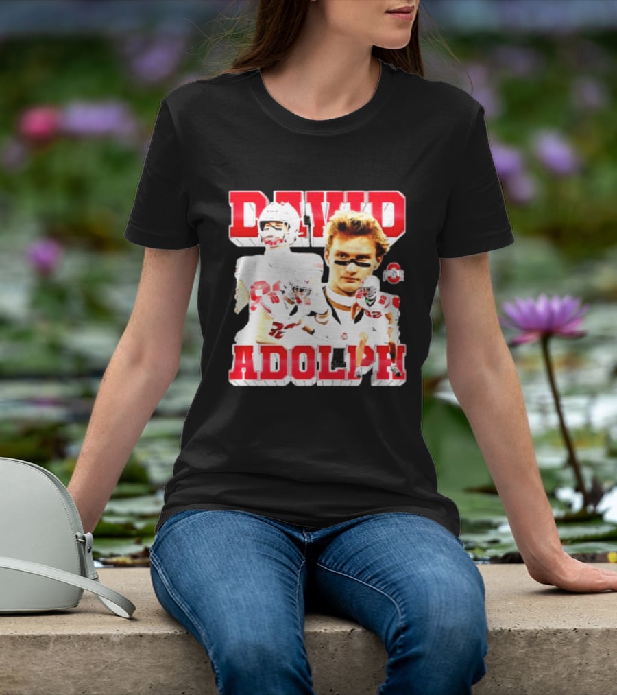 David Adolph 82 Ohio State Buckeyes NCAA Player Highlights T-Shirt