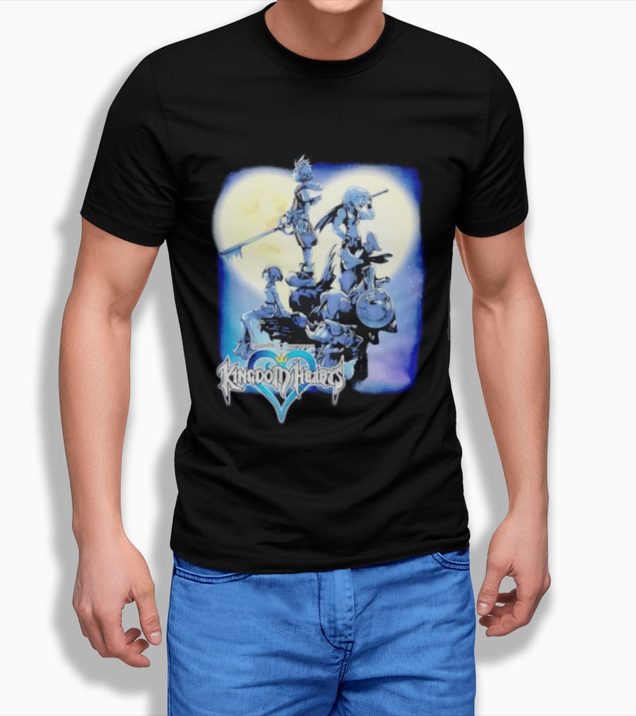 Kingdom Hearts Legends SquareSoft Sora Keyblade Moonlight T-Shirt