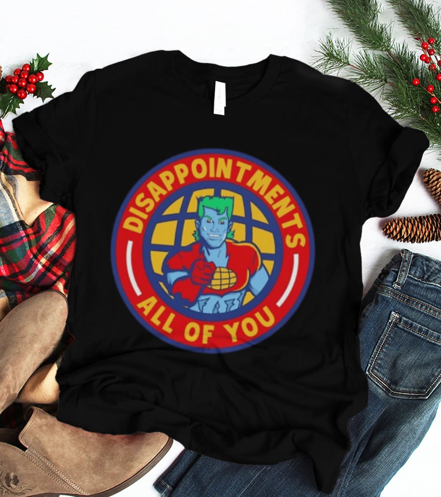 Disappointments All Of You Captain Planet Circular T-Shirt