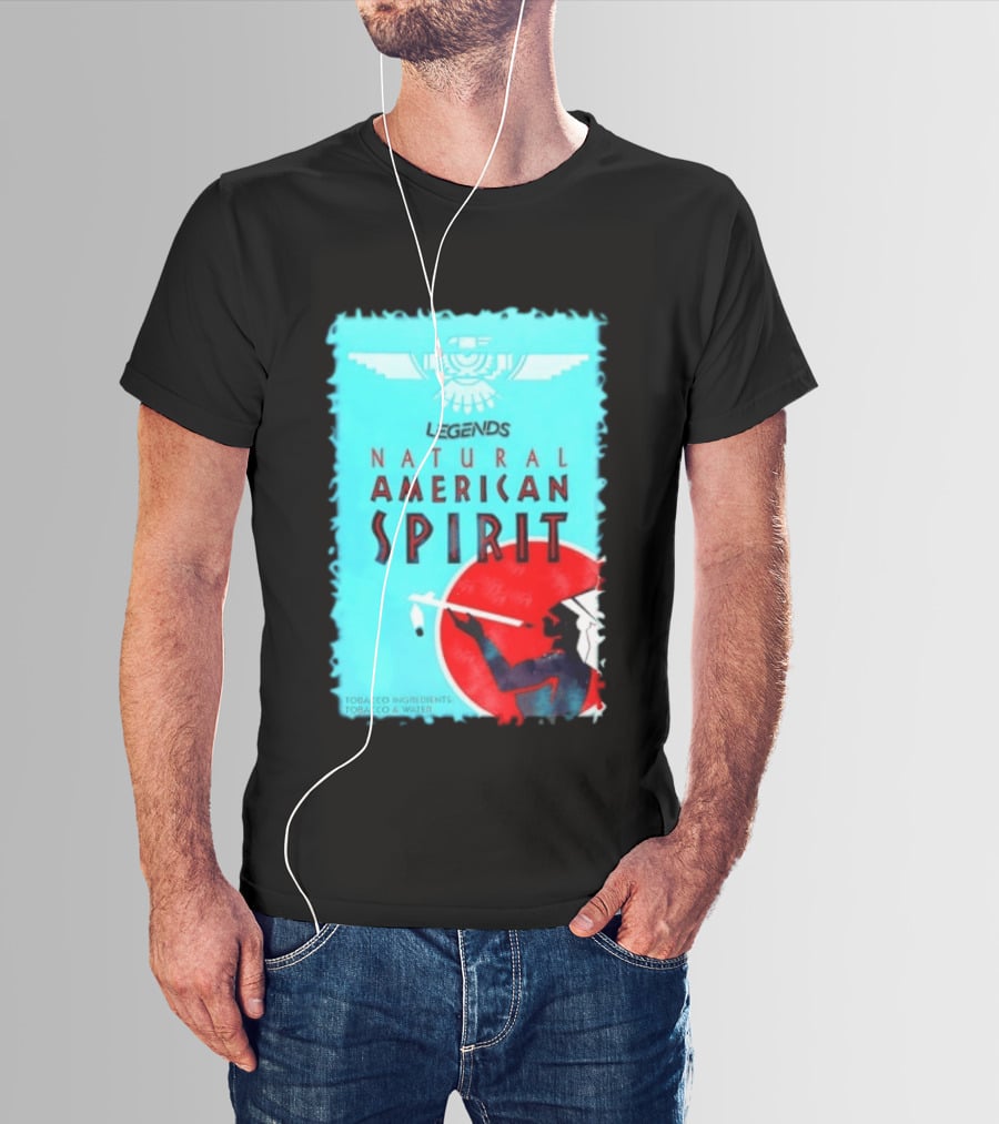 Legends Natural American Spirit Tobacco And Water Ingredients T-Shirt