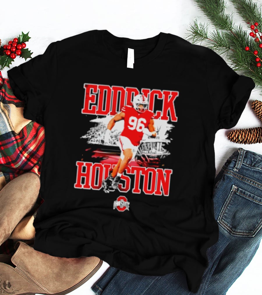 Eddrick Houston 96 Ohio State Buckeyes NCAA Football Player T-Shirt