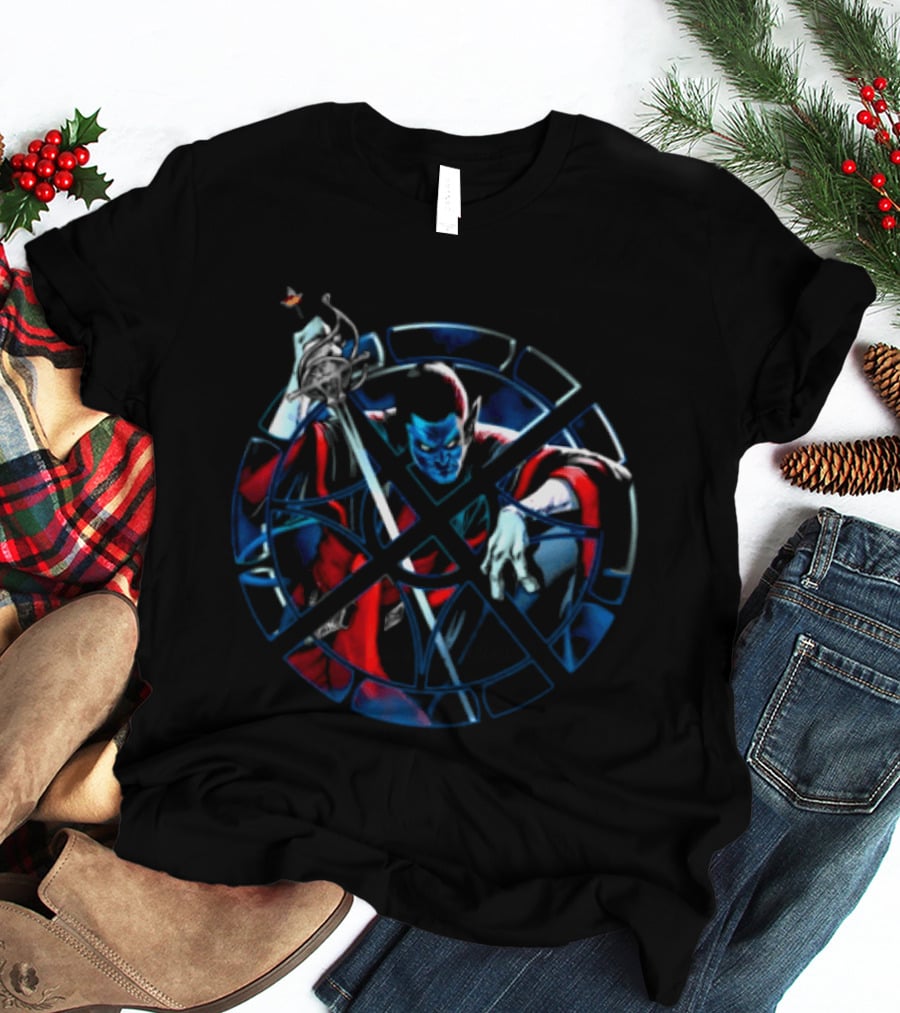 Vzn Shop Nightcrawler X Men Heroic Blue And Red Adventure T-Shirt