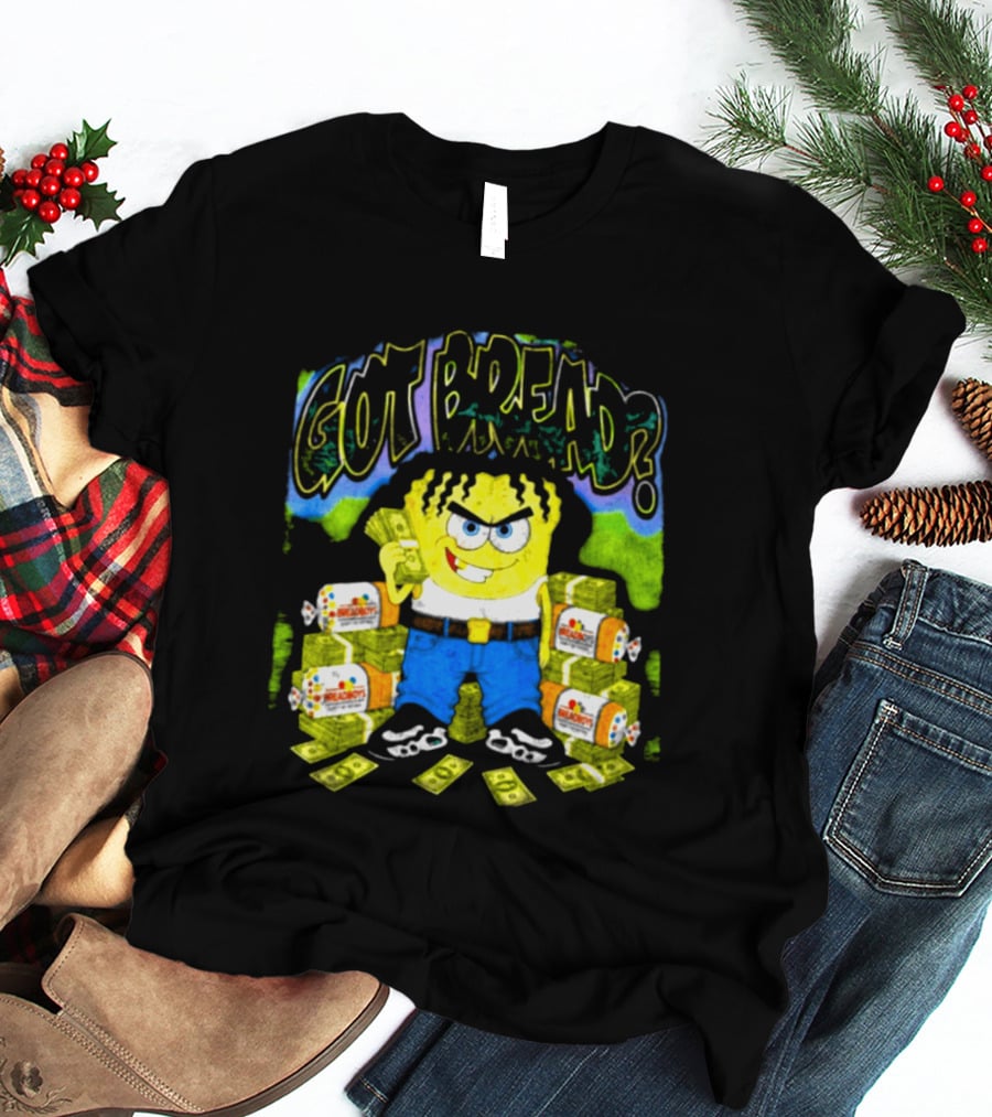 Wakko Exotics Store Whiteloaf Got Bread Black Character With Money Loaves T-Shirt