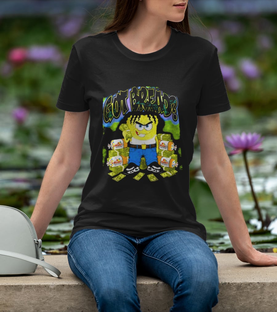 Wakko Exotics Store Whiteloaf Got Bread Black Character With Money Loaves T-Shirt