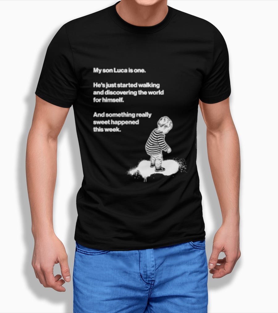 Luca Is One First Steps Adventure Exploring The World T-Shirt