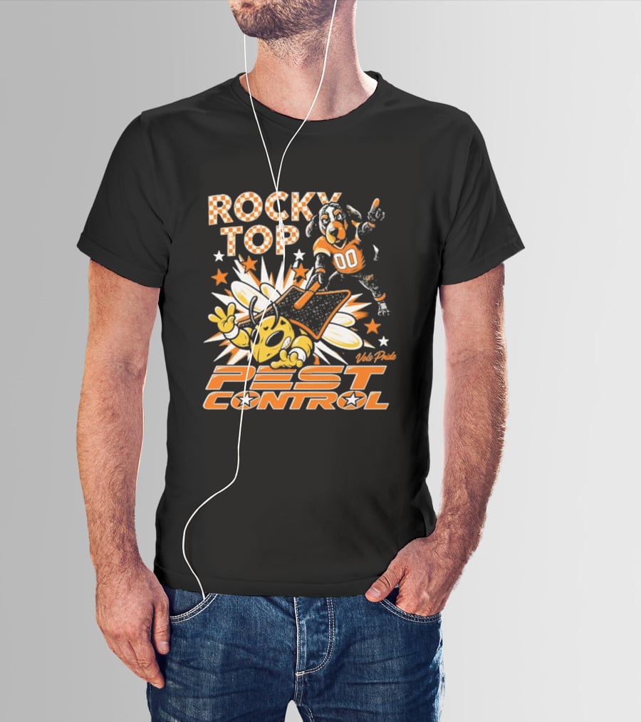 Tennessee Volunteers Rocky Top Pest Control T-Shirt
