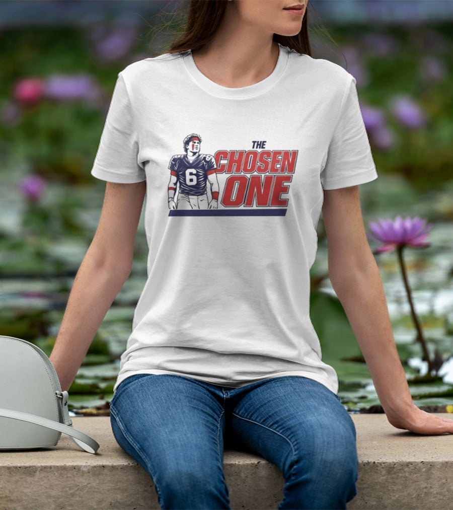 Chosen One Football Jersey Number 6 Athlete T-Shirt