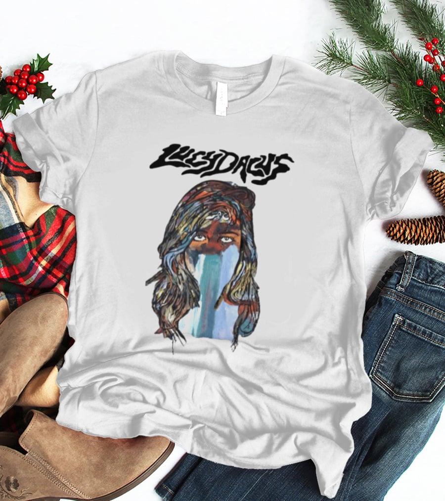 Lucy Dacus Melting Face 34 Length T-Shirt