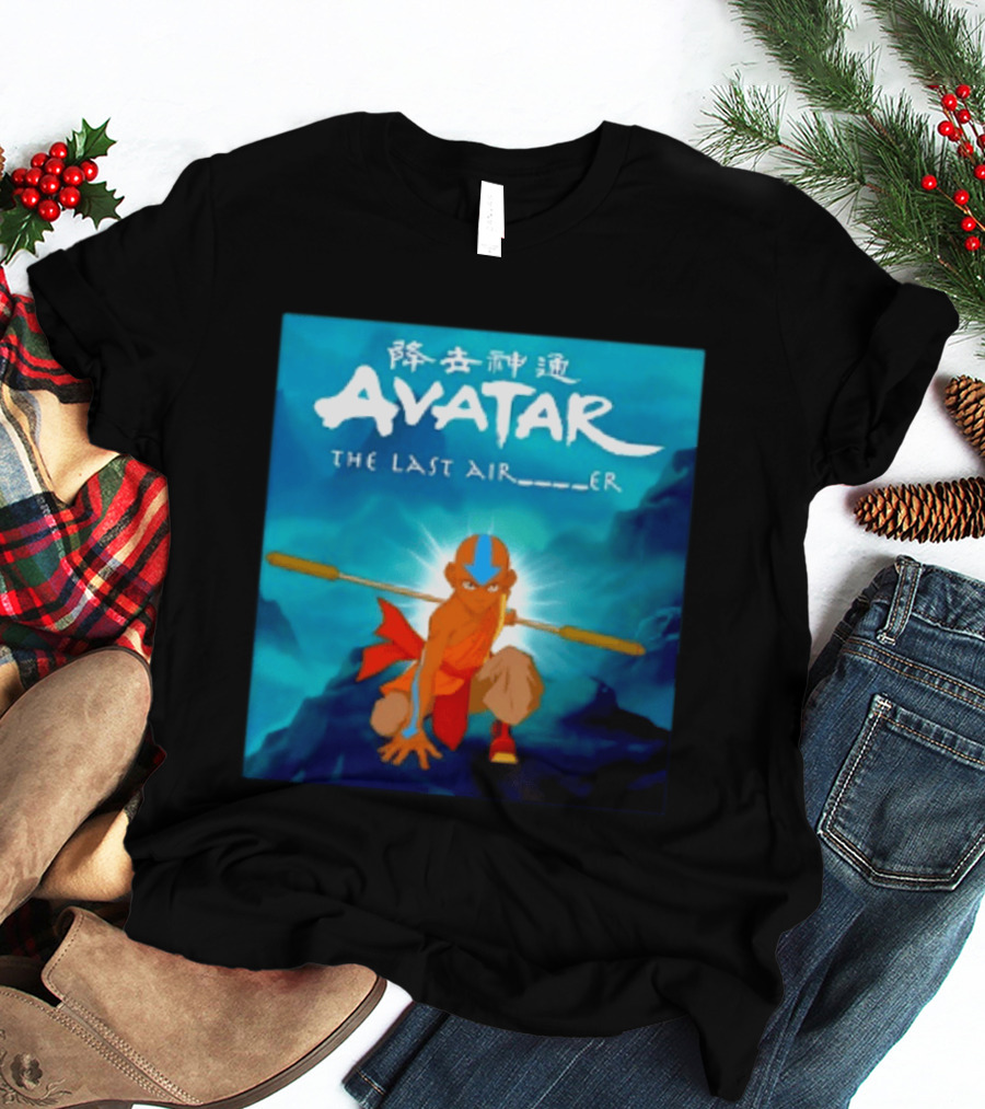 Avatar The Last Airbender Aang Nickelodeon Japanese T-Shirt