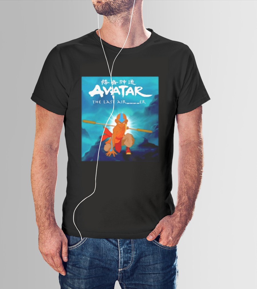 Avatar The Last Airbender Aang Nickelodeon Japanese T-Shirt