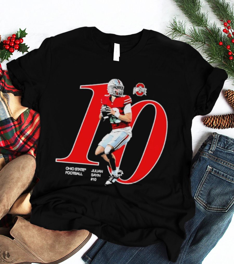 Ohio State Buckeyes Julian Sayin NCAA Football Player Number 10 T-Shirt