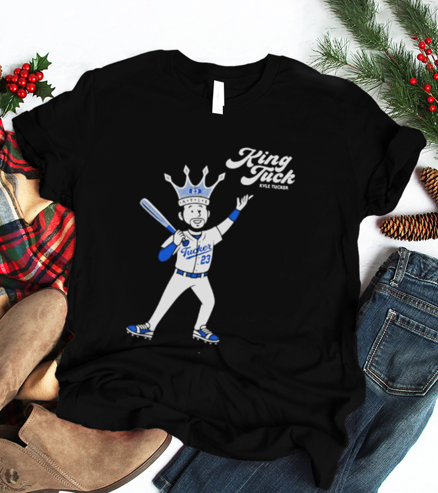 King Tuck Kyle Tucker 23 Baseball Crown And Bat T-Shirt