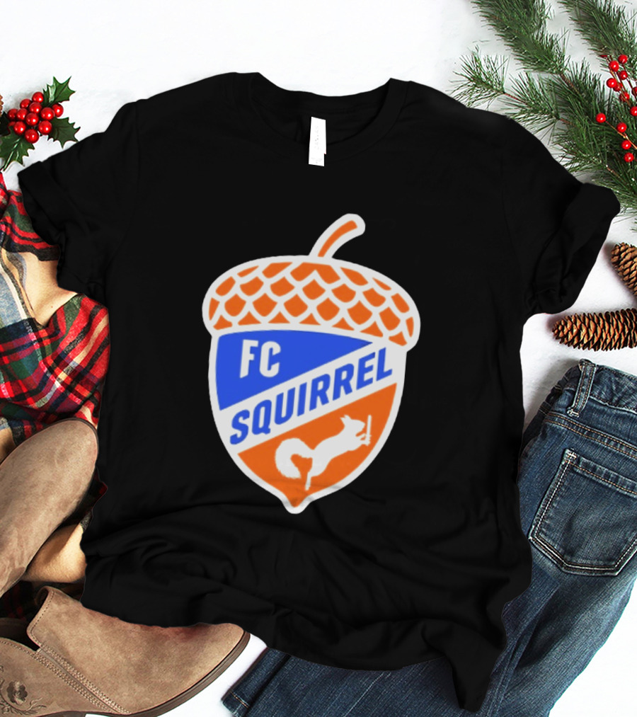 FC Squirrel Acorn Crest Cincinnati Soccer T-Shirt
