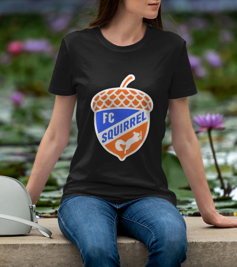 FC Squirrel Acorn Crest Cincinnati Soccer T-Shirt