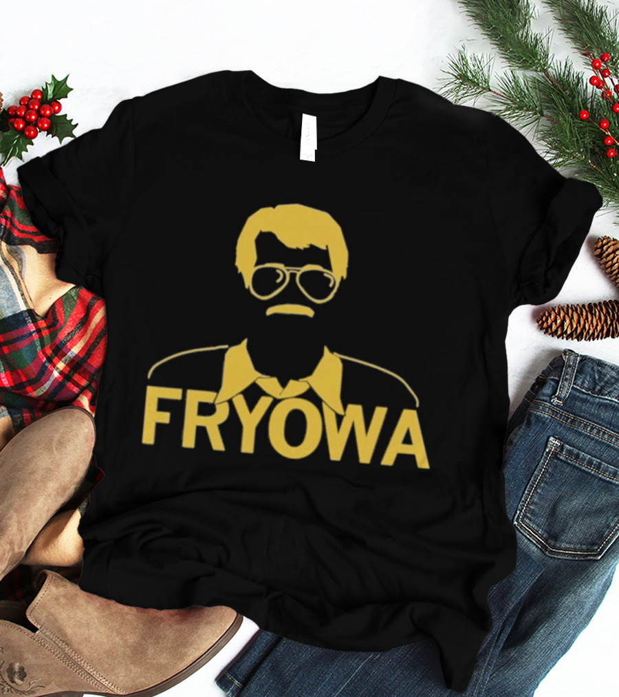 FRYOWA Yellow Mustache Glasses Black Snug Small T-Shirt