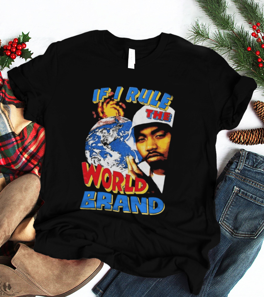 Nas If I Rule The World Hip Hop Earth Brand T-Shirt