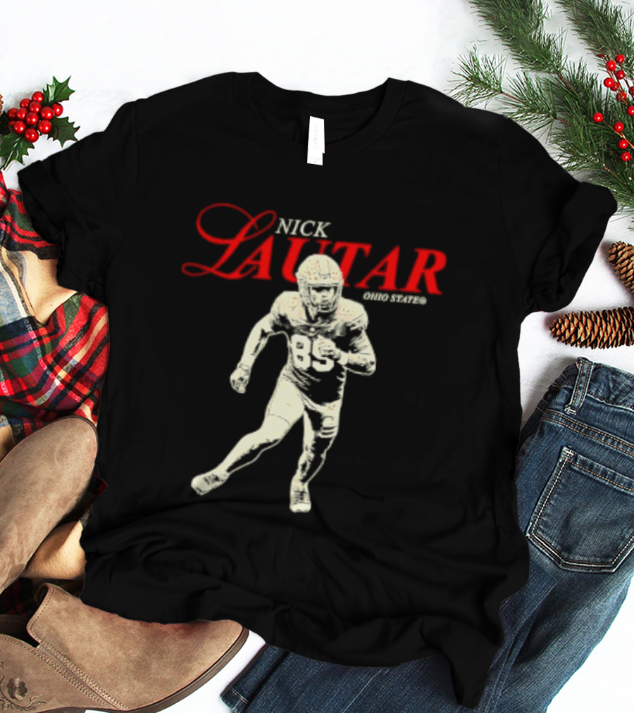 Nick Lautar Ohio State Buckeyes 89 NCAA T-Shirt
