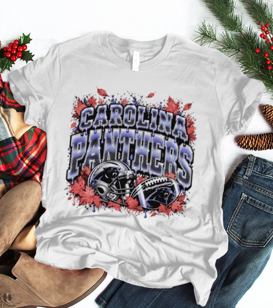 Carolina Panthers Football Faith Halloween 2026 Helmet Head Football T-Shirt