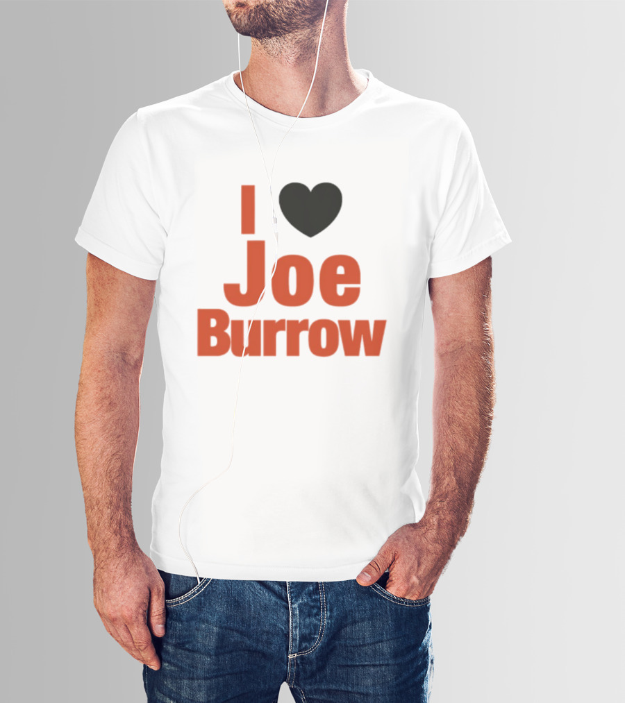 I Heart Joe Burrow Cincinnati Bengals 2026 Season T-Shirt