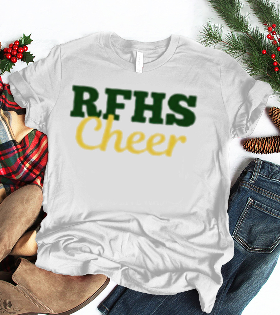 RFHS Cheer Roster Small Front White RF Store T-Shirt
