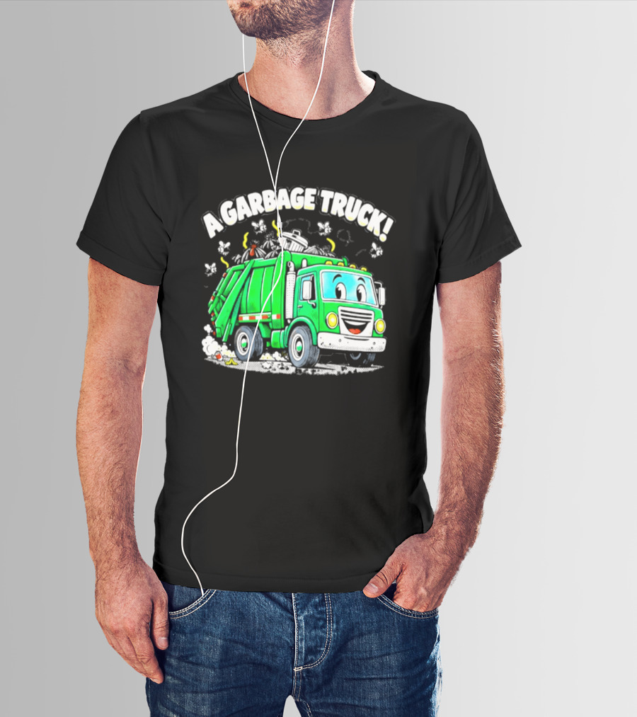 A Garbage Truck Cartoon Animation Fun T-Shirt
