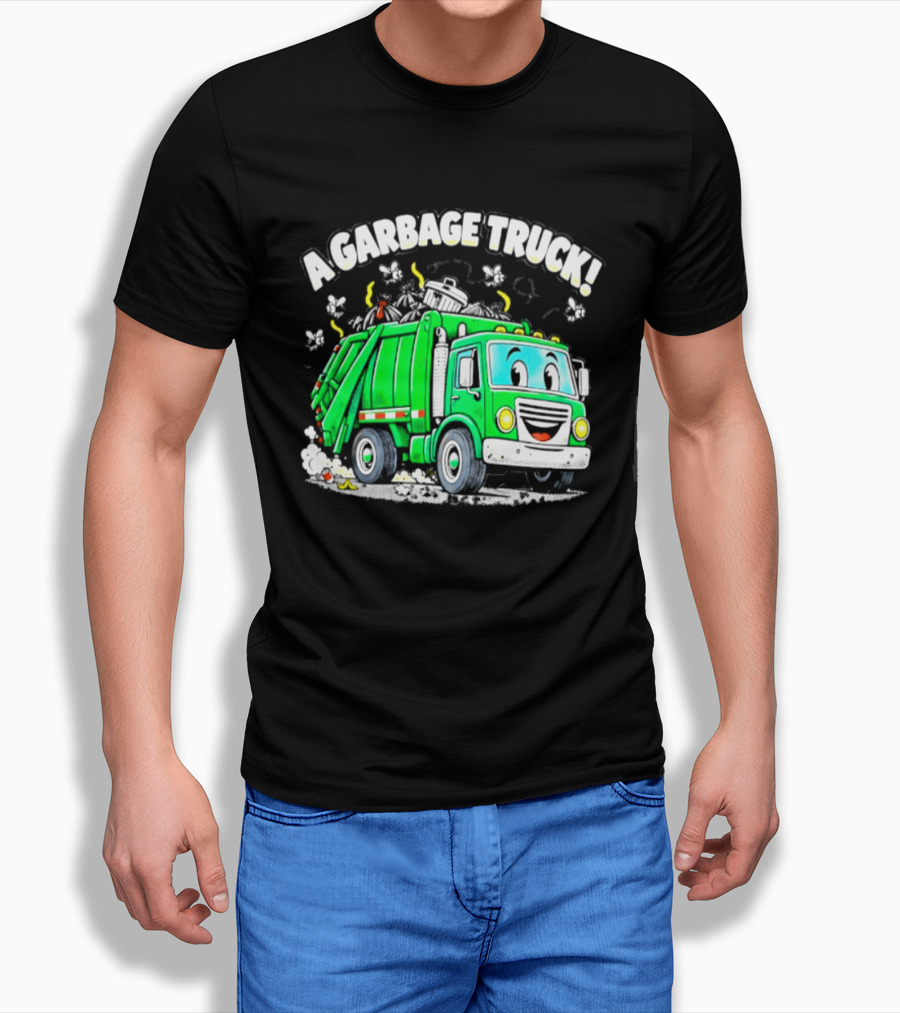 A Garbage Truck Cartoon Animation Fun T-Shirt