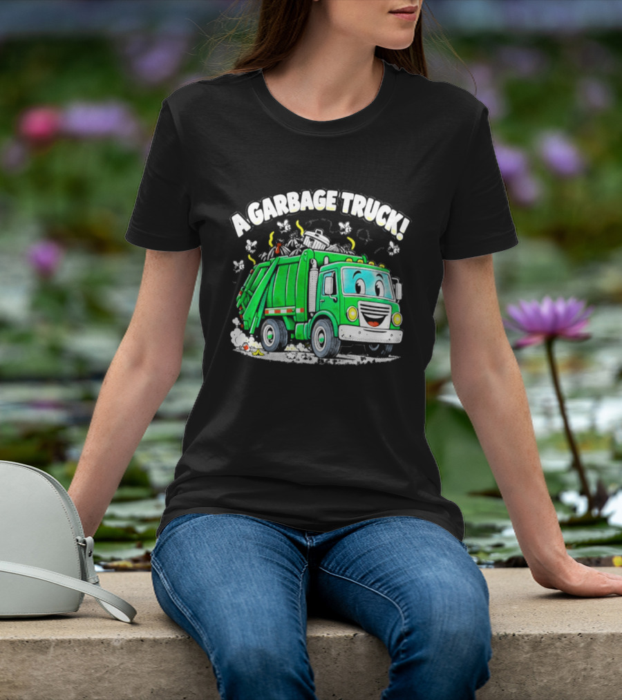 A Garbage Truck Cartoon Animation Fun T-Shirt