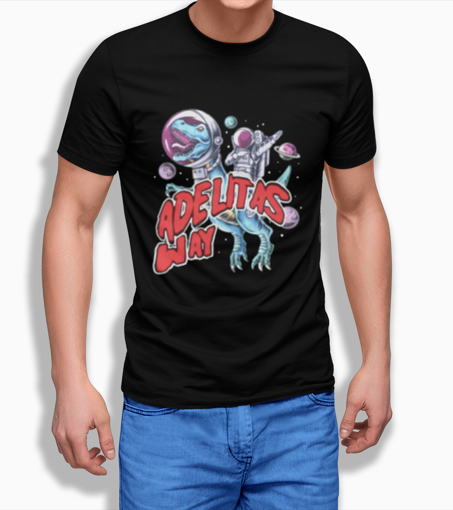 Adelitas Way Space Dinosaur Astronaut Rex T-Shirt