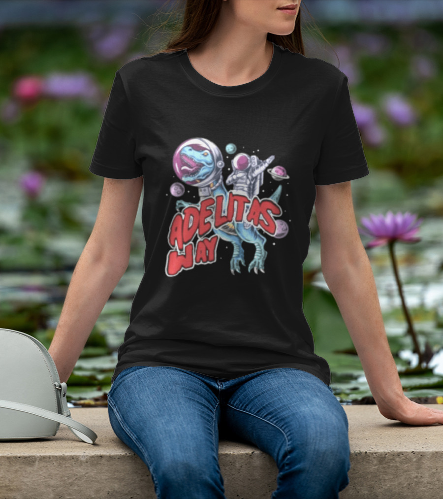 Adelitas Way Space Dinosaur Astronaut Rex T-Shirt