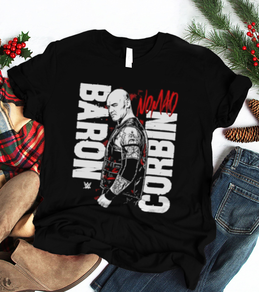 Baron Corbin WWE Nomad Vertical Name Wrestling Superstar T-Shirt