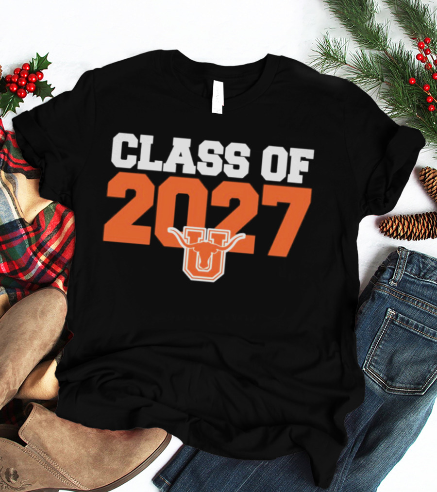 Texas Longhorns Class Of 2027 NCAA Football Longhorn T-Shirt