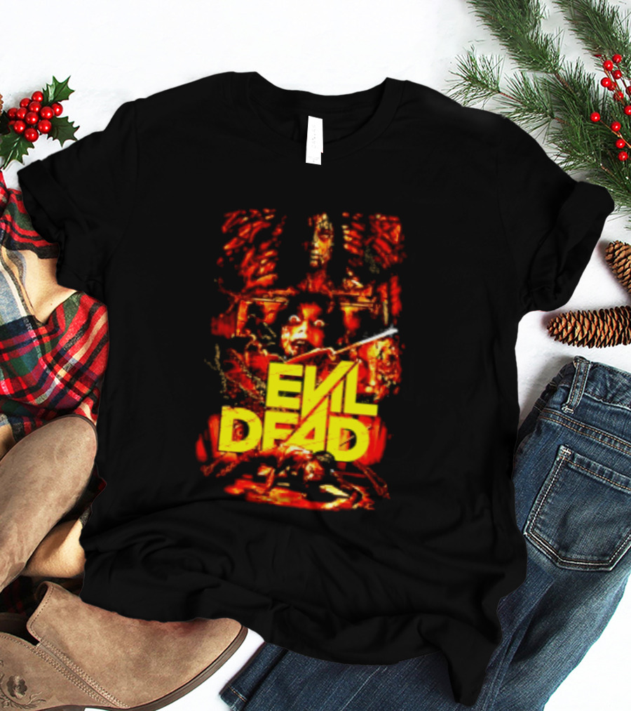 Evil Dead Classic Horror Movie Sam Raimi Iconic Cult T-Shirt