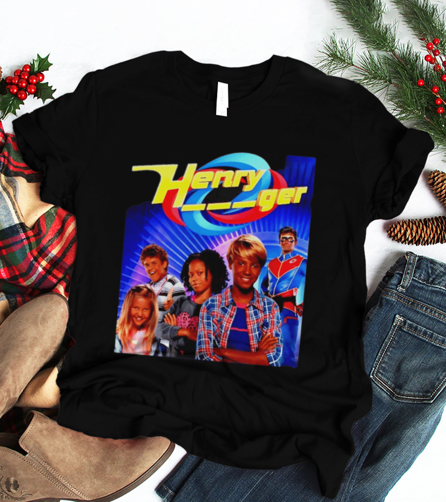 Henry Danger Nickelodeon Kids TV Show Captain Man Superhero Characters T-Shirt