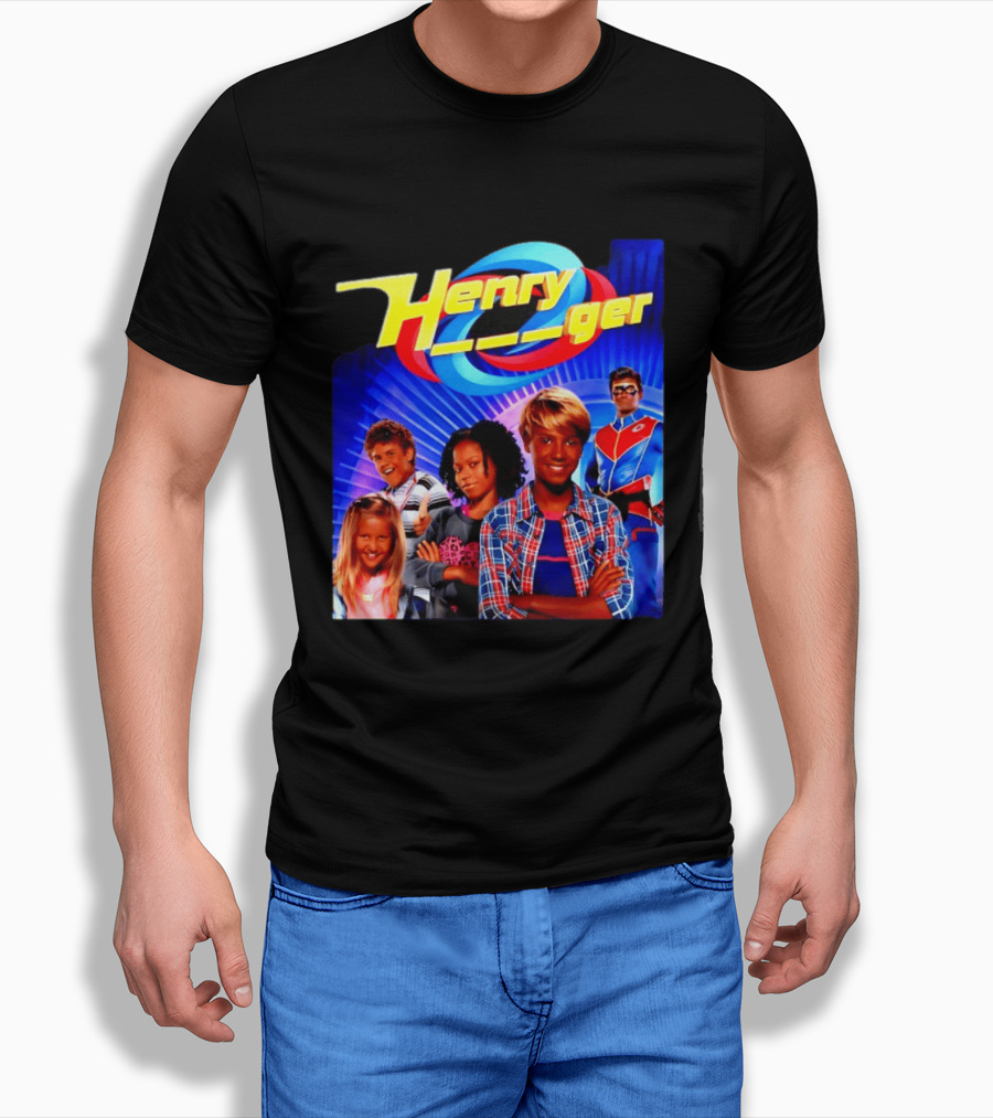 Henry Danger Nickelodeon Kids TV Show Captain Man Superhero Characters T-Shirt