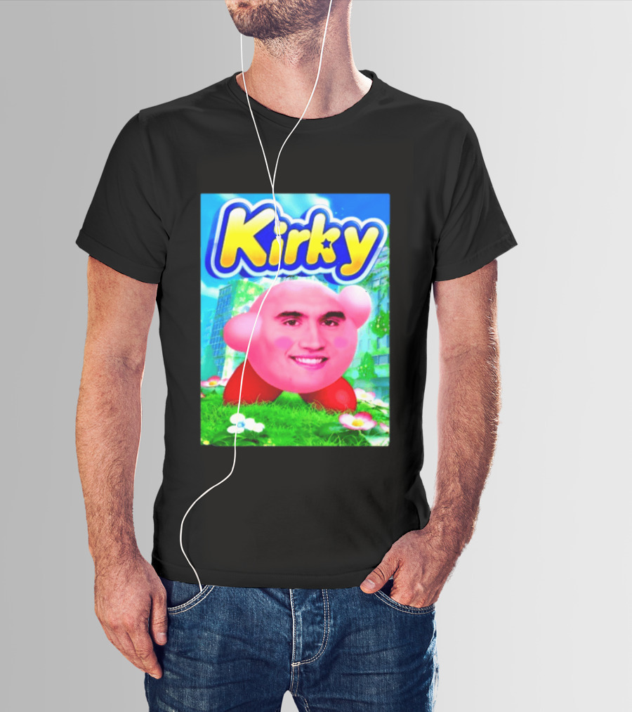 Kirky Charlie Kirk Kirby Meme T-Shirt