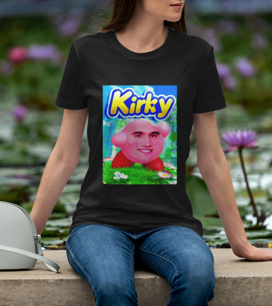 Kirky Charlie Kirk Kirby Meme T-Shirt