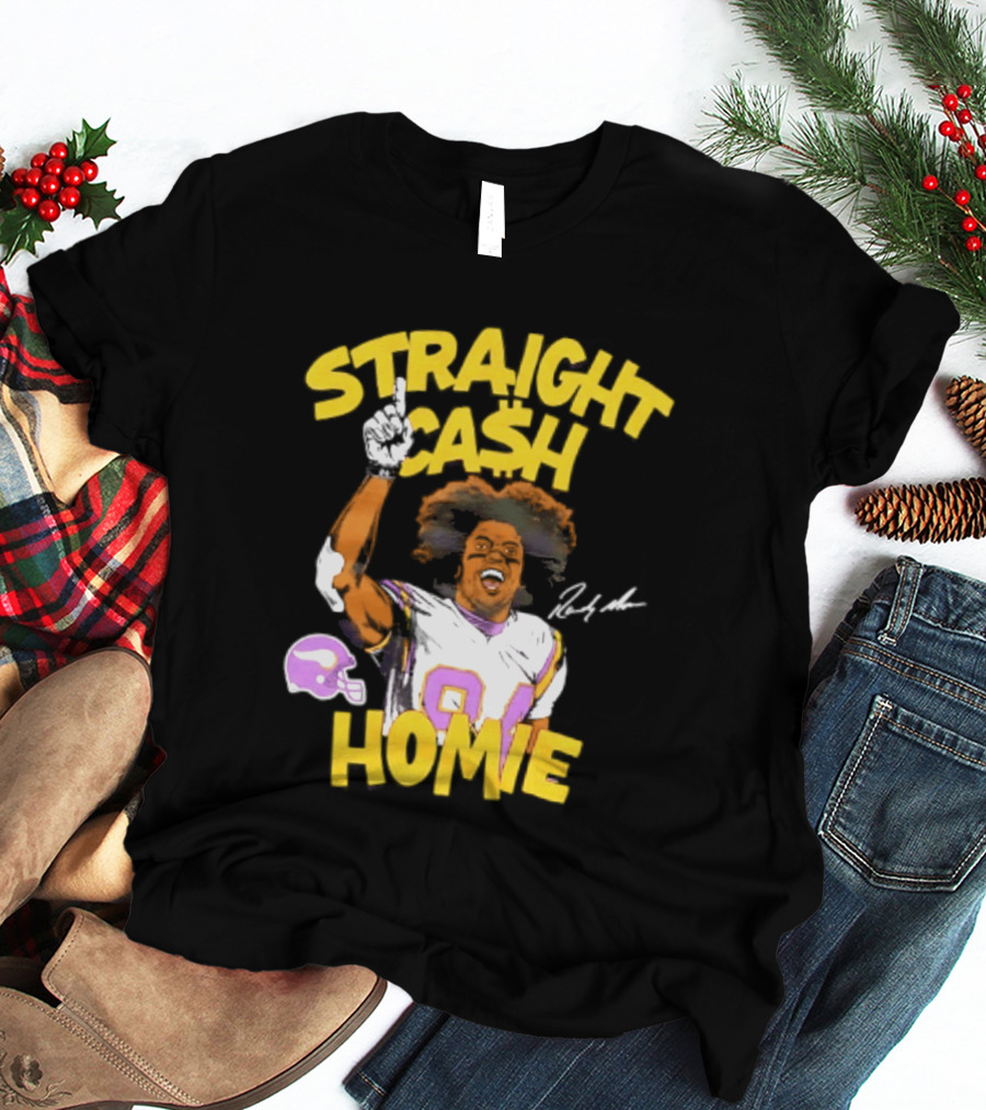 Minnesota Vikings Randy Moss Straight Cash Homie 84 T-Shirt