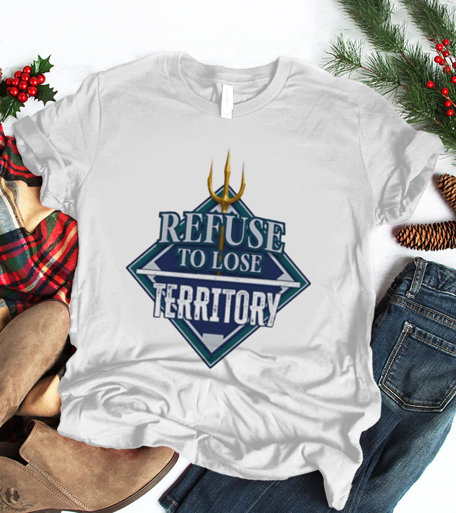 Seattle Seahawks Refuse To Lose Territory Trident T-Shirt