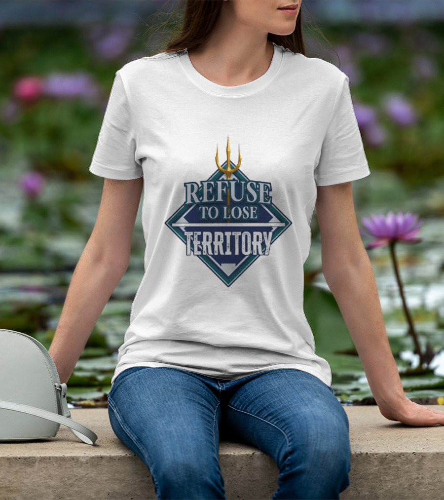 Seattle Seahawks Refuse To Lose Territory Trident T-Shirt