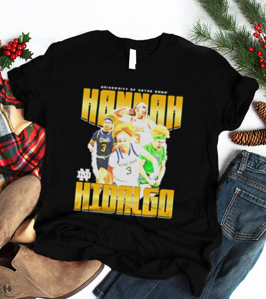 University Of Notre Dame Hannah Hidalgo Ncaa Women's Basketball T-Shirt