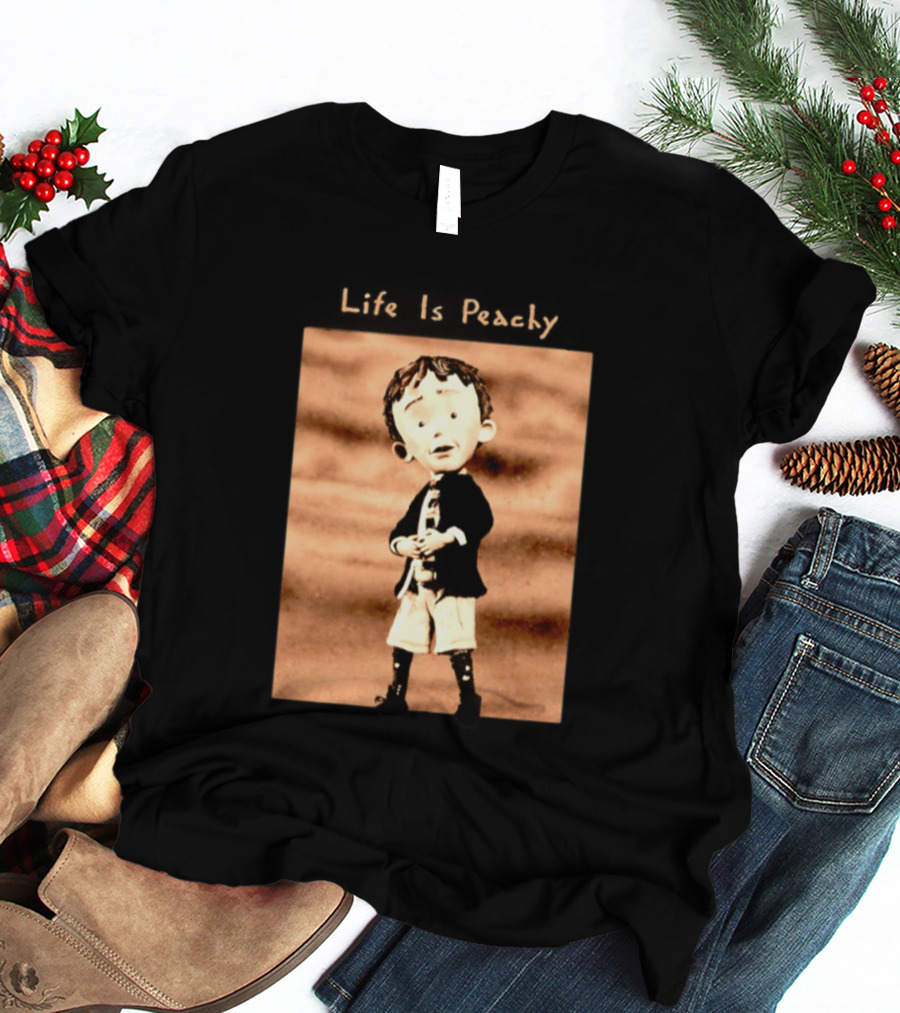 Life Is Peachy Korn Nu Metal Character Jonathan Davis T-Shirt