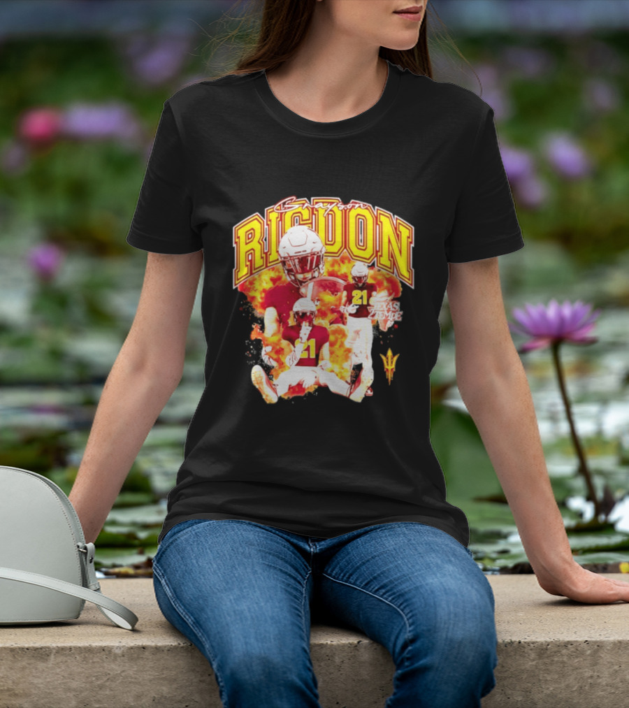 Grayson Rigdon 21 Arizona State Texas Tempe Football Player T-Shirt