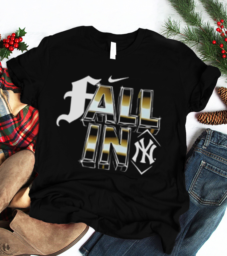 Nike New York Yankees Fall In 2026 Postseason T-Shirt
