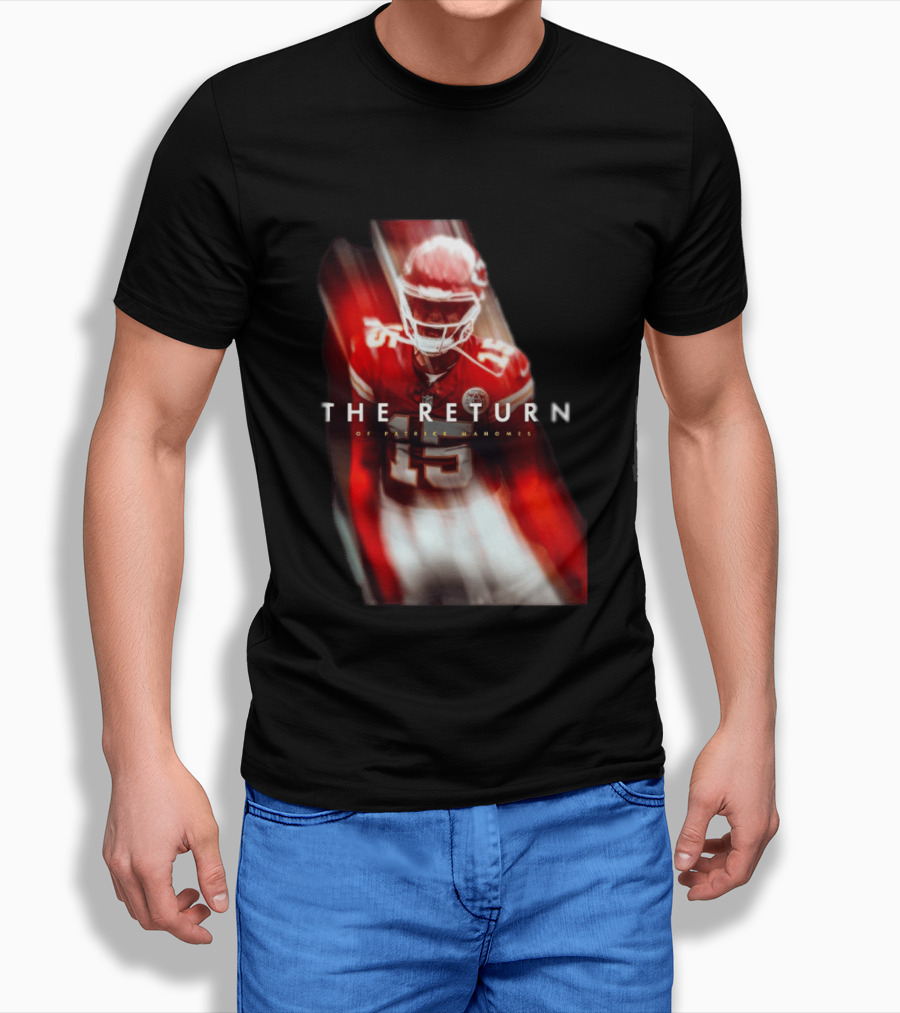 Patrick Mahomes The Return Kansas City Chiefs 15 NFL 2026 Seasons T-Shirt