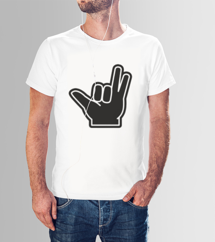 8Ro8 Store Hammajang Shaka Hand Sign Gesture T-Shirt