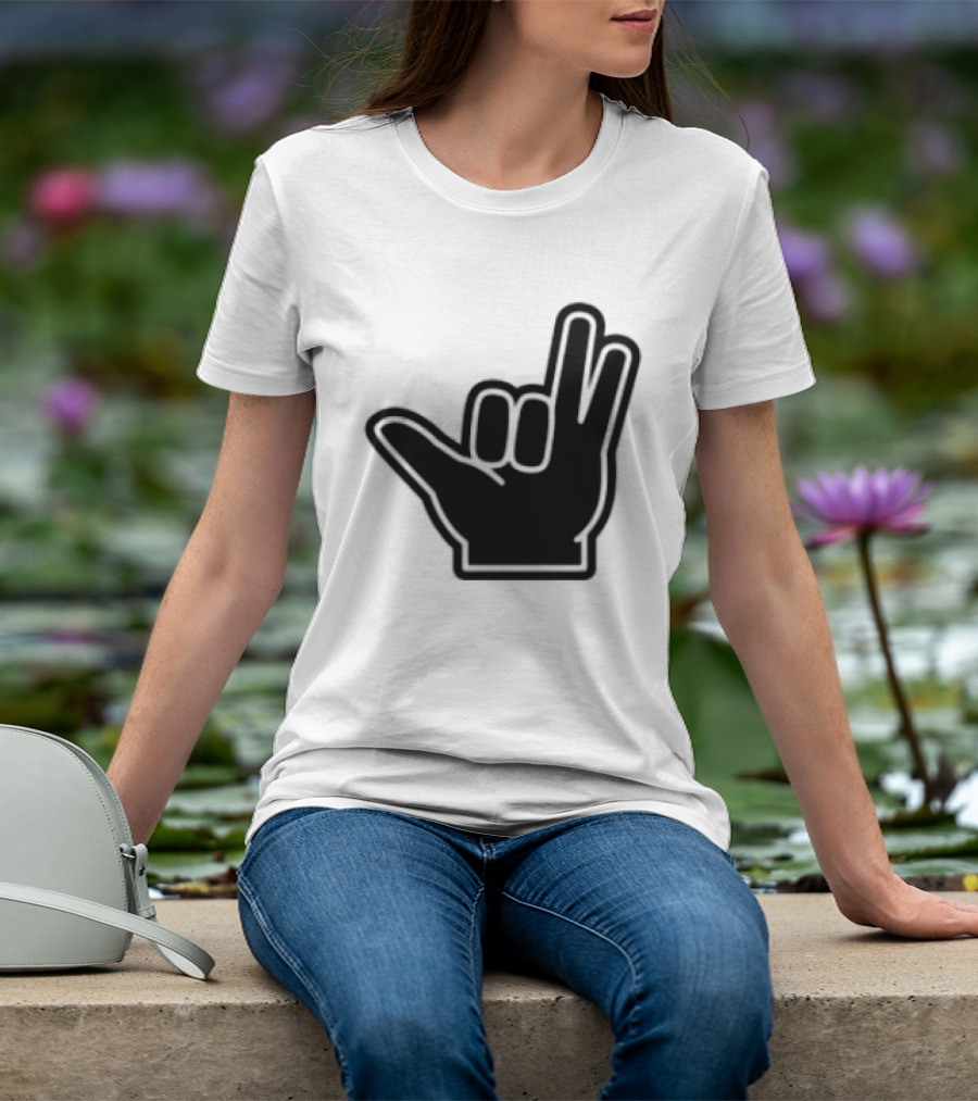 8Ro8 Store Hammajang Shaka Hand Sign Gesture T-Shirt