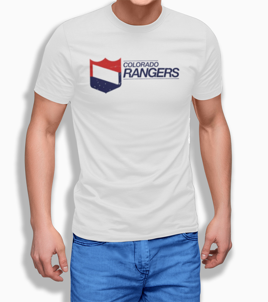 Colorado Rangers Hockey Crest T-Shirt