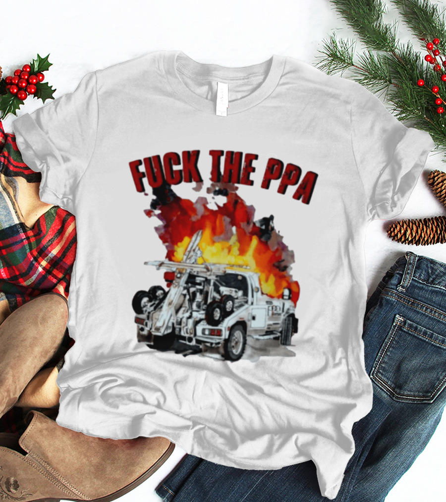 Philadelphia Parking Authority Tow Truck Fire Protest T-Shirt