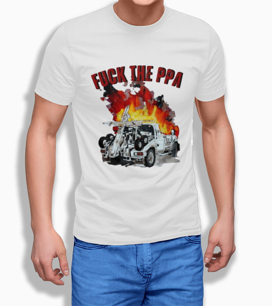 Philadelphia Parking Authority Tow Truck Fire Protest T-Shirt