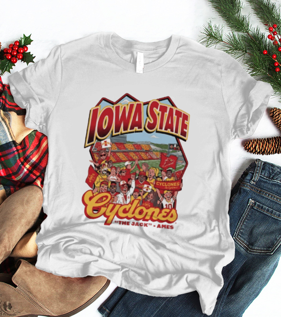 Iowa State Cyclones Football Fans At The Jack Trice Stadium Ames T-Shirt